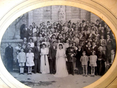 1946-mariage-de-sylvain-auffret-et-marcelle-camlann