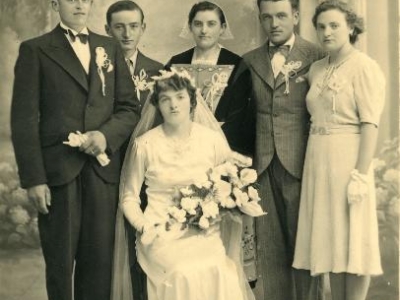 1941-mariage-de-yvonne-quillere-et-marcel-le-mouel